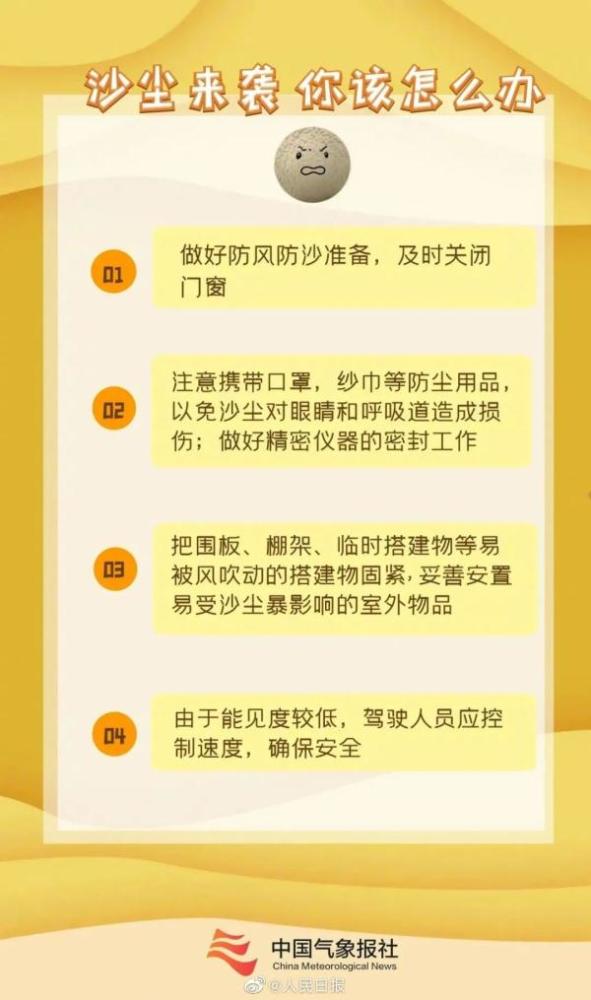 大风沙尘又来了！@天津人，收好最新沙尘防护指南！