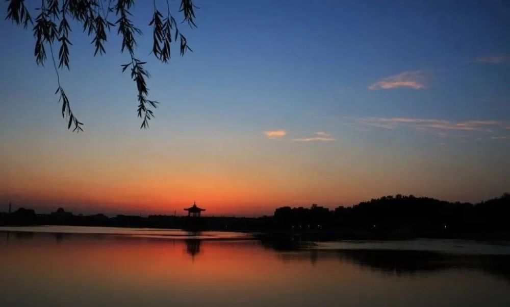 天津的湖，太美了！