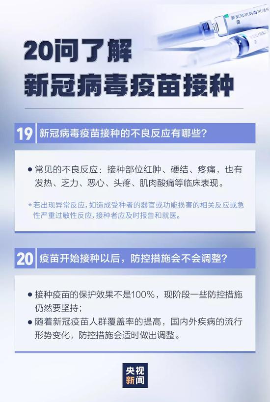 新冠疫苗接种有这些变化 速查！