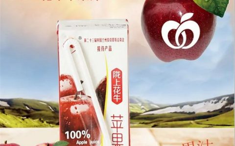 乡村振兴 携手同行 | 每日推荐：甘肃特色农产品陇上花牛苹果汁
