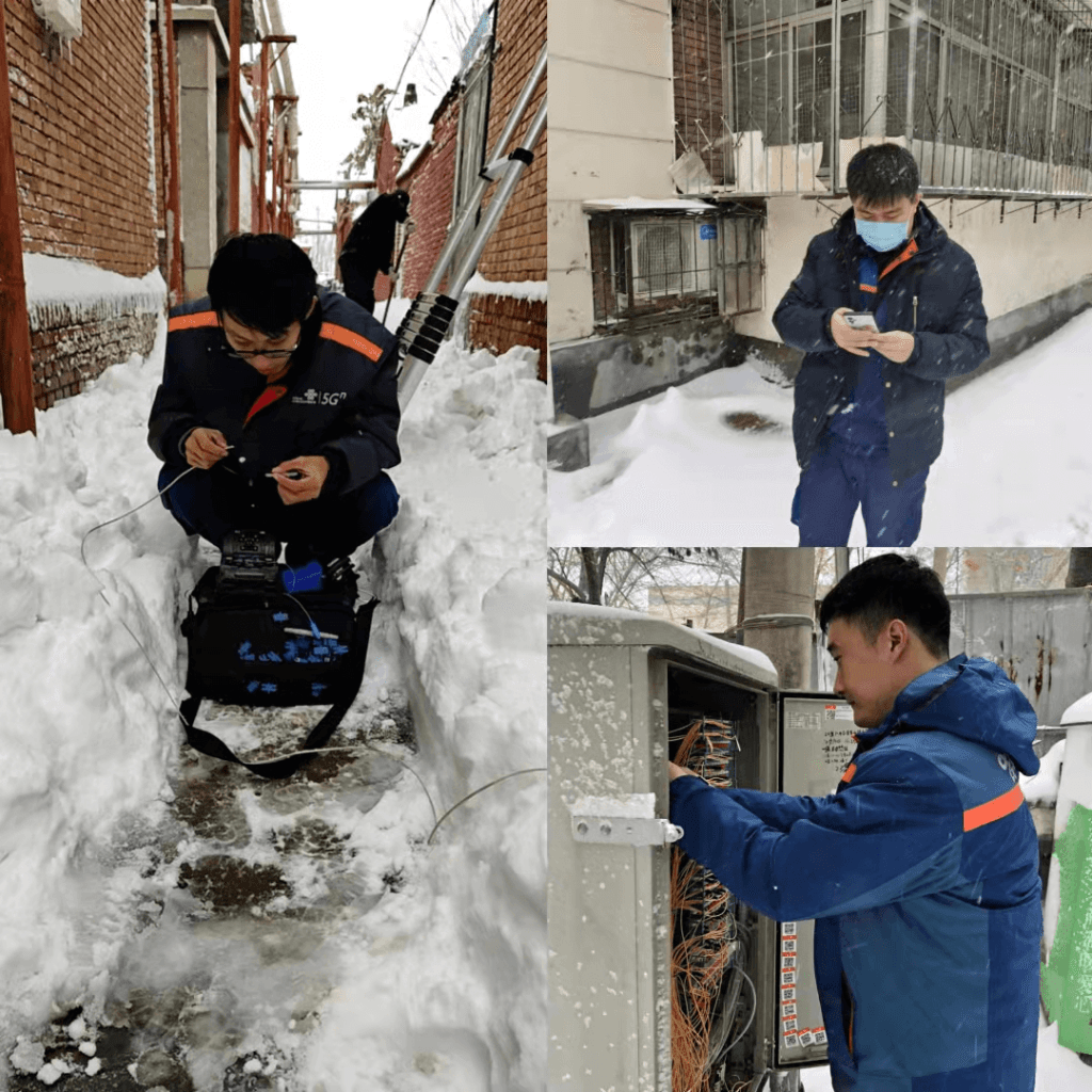 天津联通暴雪中暖心服务，抗疫中彰显担当！