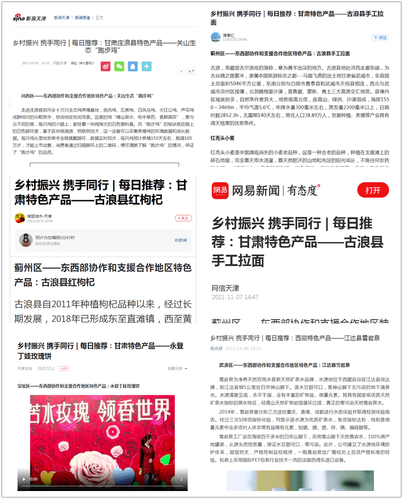 天津市网络新媒体助力东西部协作和支援合作公益行动圆满收官