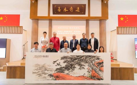 以书言志、以画寄情——新时代天津新成就展暨翰墨颂党恩书画作品展亮相天津