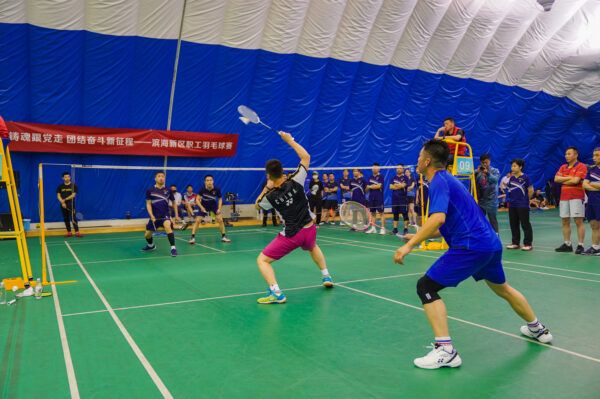 谁“羽”争锋！天津市滨海新区这场羽毛球赛超燃！
