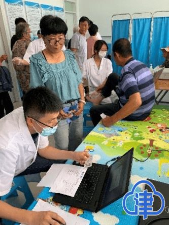 天津微医互联网医院健康义诊服务在宁河后捷道沽村举行