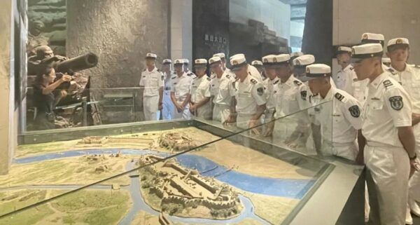 大沽口炮台遗址博物馆联合海军勤务学院开展“厚植国防情 共筑中国梦”主题活动