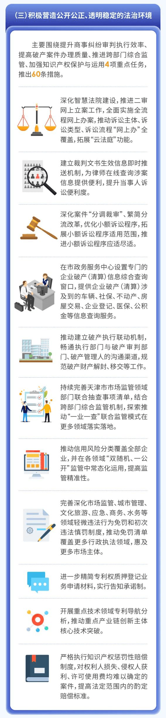 天津市新一轮优化营商环境措施