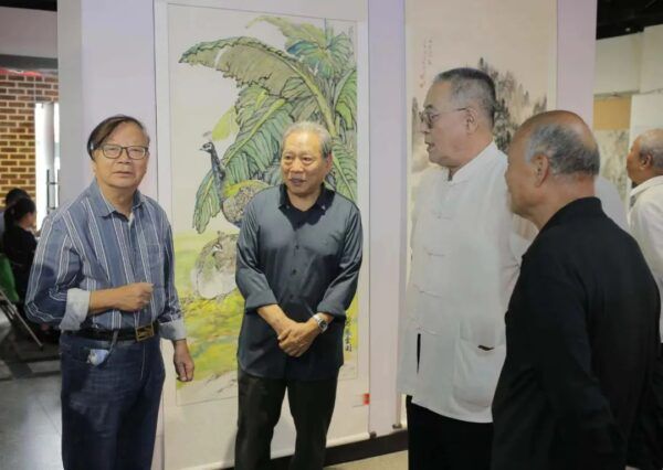 天津市河北区举办“墨韵展情怀 共绘新华章”书画展活动