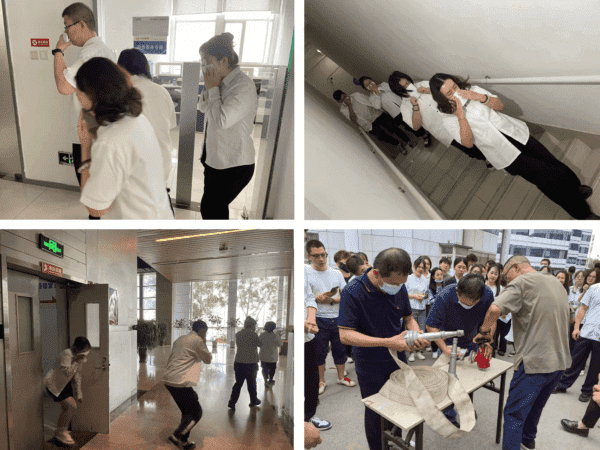 市便民专线服务中心开展应急疏散演练暨消防设施使用专题培训
