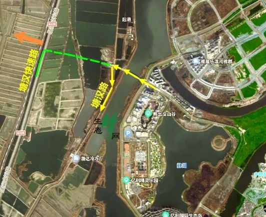 天津塘汉公路联络线二期工程预计2024年年底完工