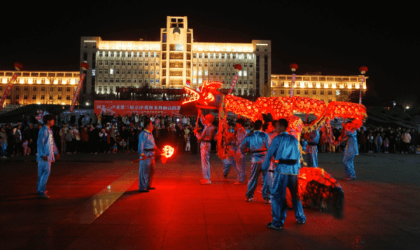 “大沽龙灯”闪耀河北·卢龙第三届京津冀 舞龙舞狮高跷邀请赛圆满举办！