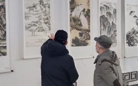 “津冀书画名家精品展”在滨海新区博物馆开幕