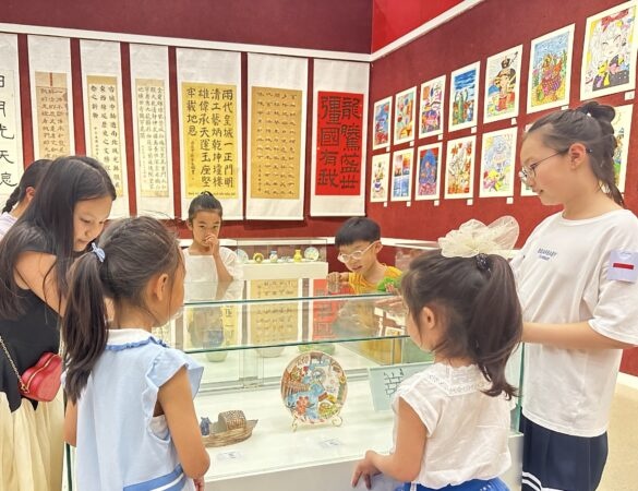 第四届全国少年儿童绘画书法美育展开展 传统文化陶艺作品惊艳亮相