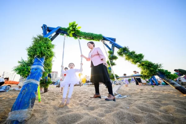 氛围浓、活力足！东疆湾沙滩景区开启“花式宠客”