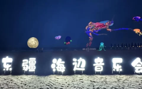 “沙滩啤酒节，醉美东疆湾”——海边音乐会在东疆湾沙滩景区开启