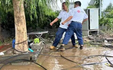 【央企担当】闻“汛”而战 逆流而上 天津联通蓟州分公司全力抗洪抢险保畅通