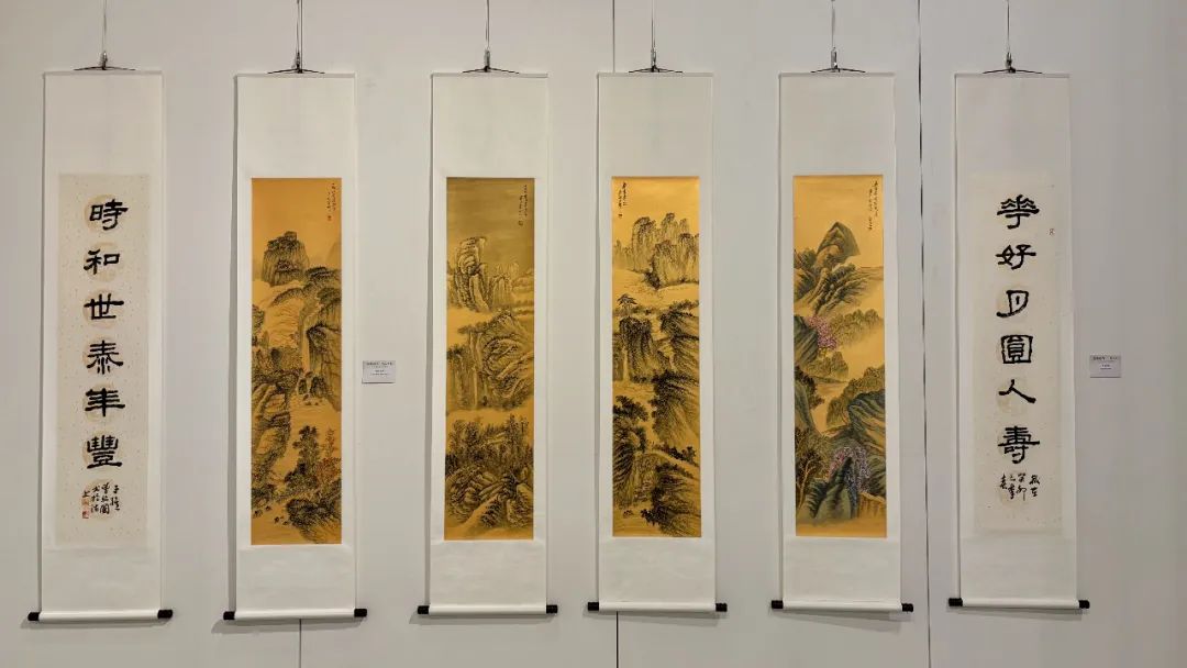 王宝利山水画作品展在滨海美术馆开幕 75件套作品呈现“翰墨蕴香”