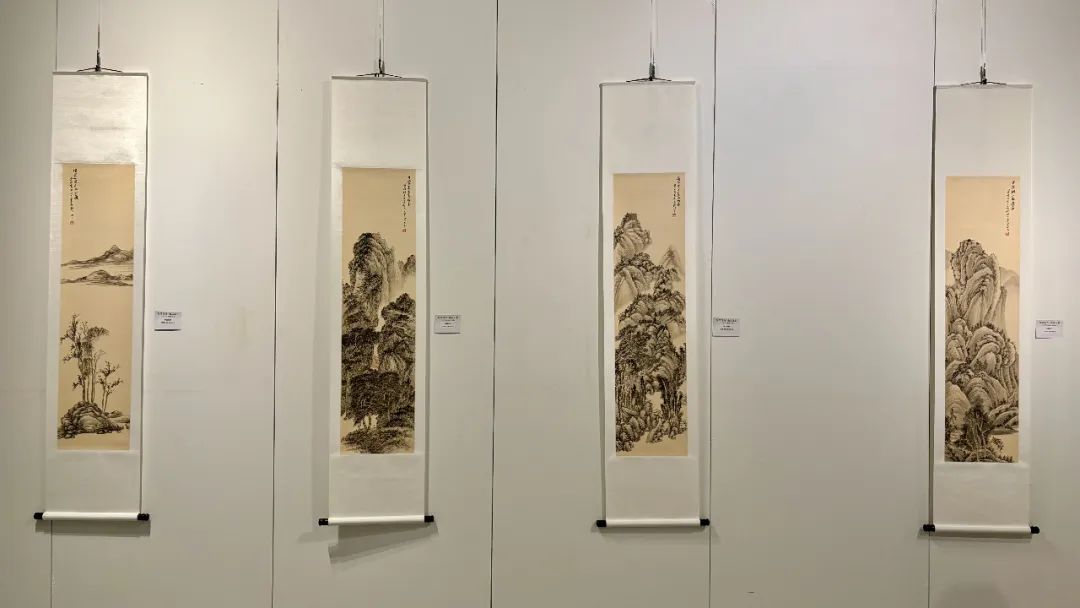 王宝利山水画作品展在滨海美术馆开幕 75件套作品呈现“翰墨蕴香”