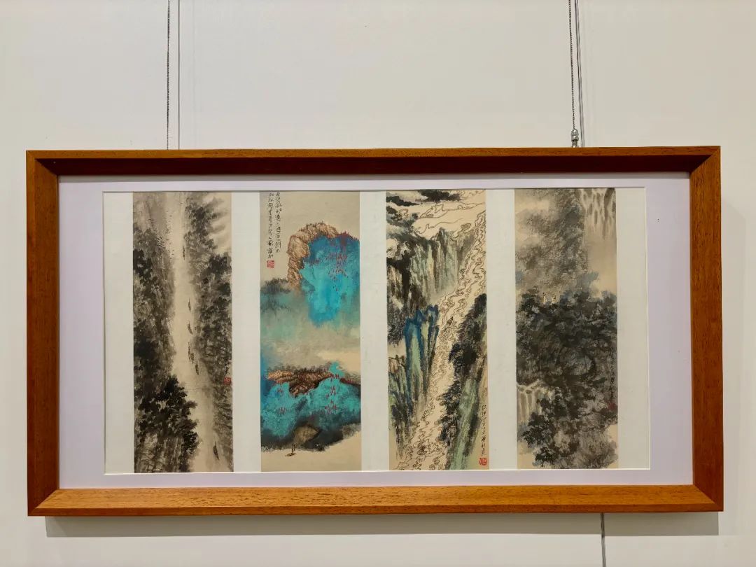 王宝利山水画作品展在滨海美术馆开幕 75件套作品呈现“翰墨蕴香”
