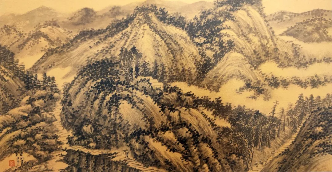 “翰墨蕴香 山高水长”王宝利山水画线上作品展（一）