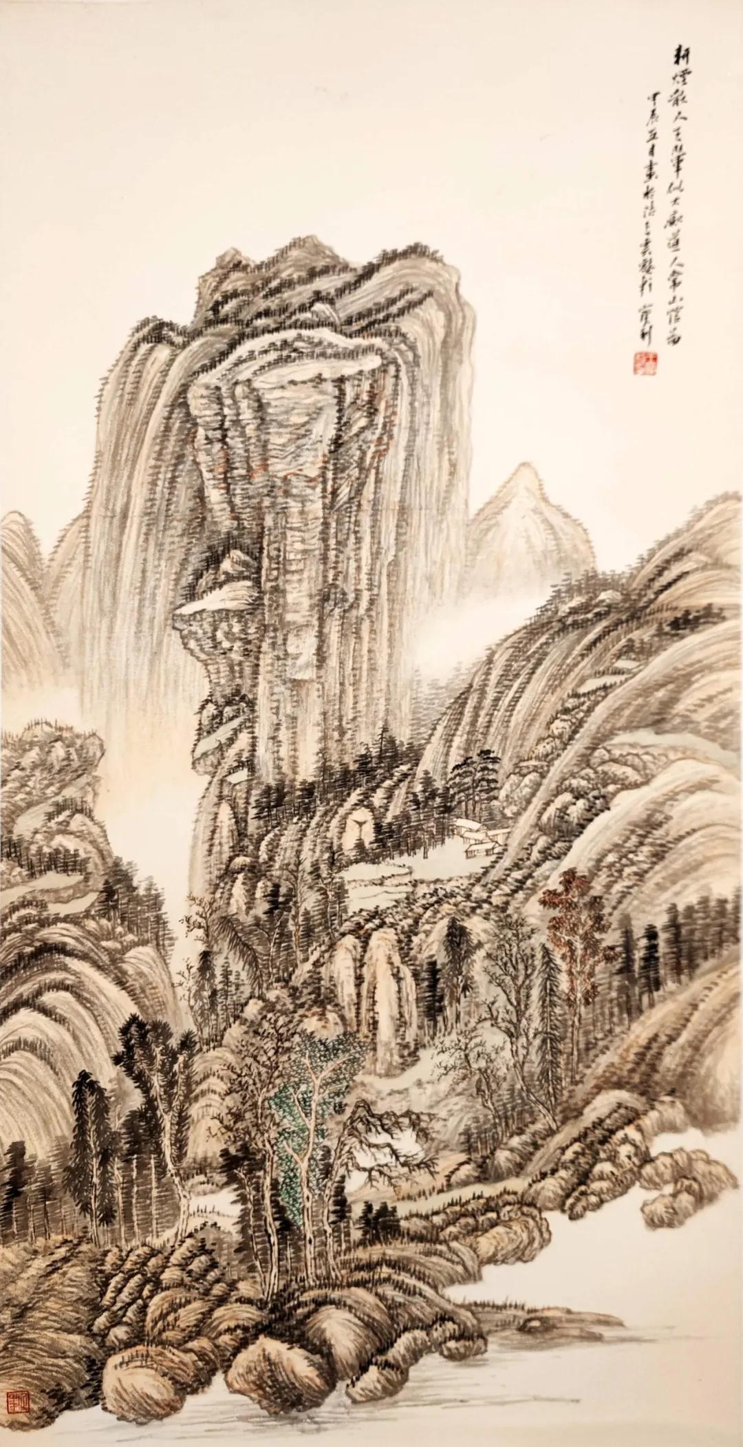“翰墨蕴香 山高水长”王宝利山水画线上作品展（一）