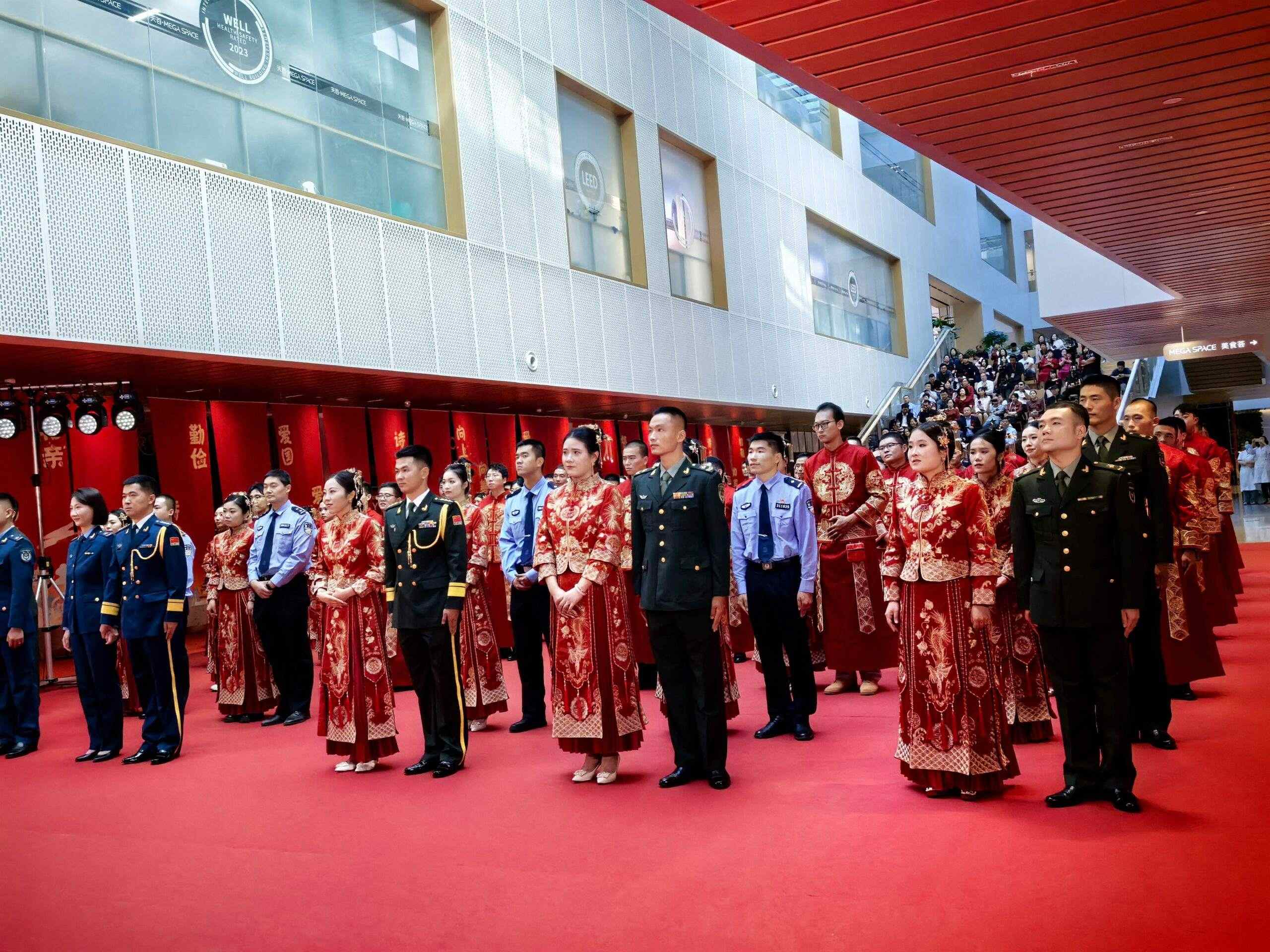 家国同庆 见证幸福——万人集体婚礼54对新人在天津滨海高新区幸福起航