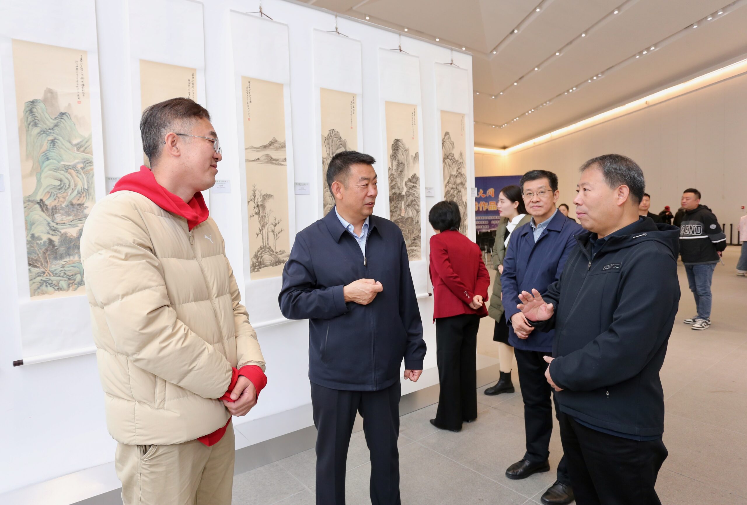 天津书画名家优秀作品大同展举行 王宝利携百余件作品“问道”大同