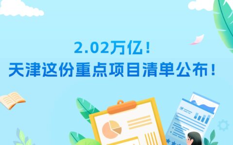 2.02万亿！天津这份重点项目清单公布！