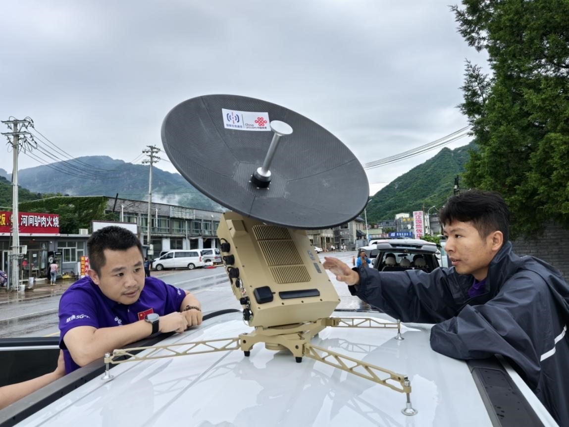 战暴雨保畅通 倾力守护通信生命线 天津联通冲锋一线全力筑牢蓟州防汛“信息堤坝”