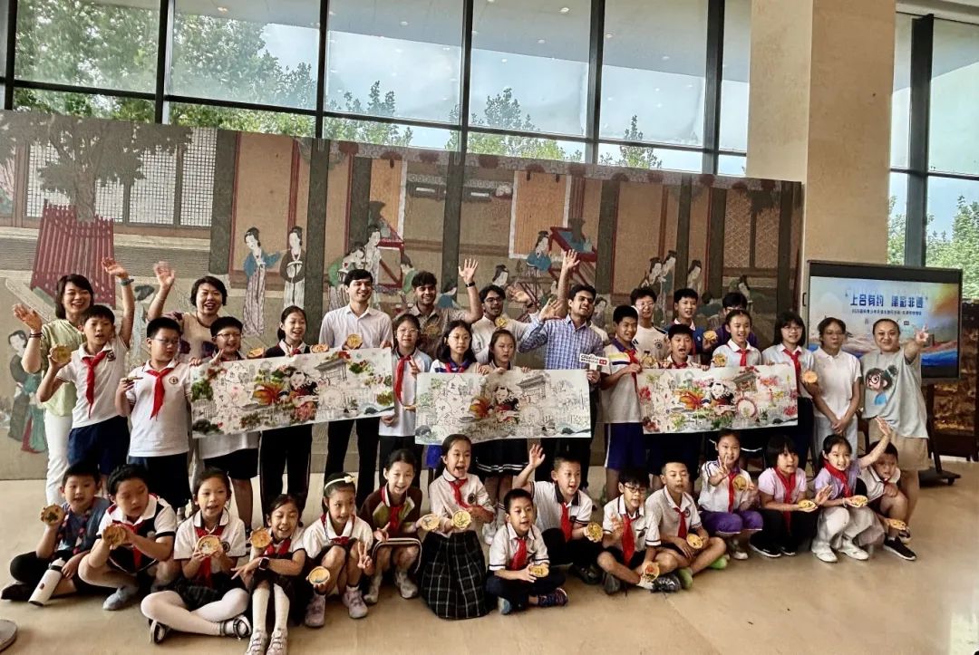 “上合有约 津彩非遗”2025国际青少年天津文旅行——天津博物馆站活动在天津圆满举办